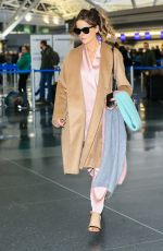 KATE BECKINSALE at JFK Airport in New York 01/03/2017