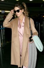 KATE BECKINSALE at LAX Airport in Los Angeles 01/03/2017