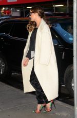 KATE BECKINSALE Leaves Good Morning America in New York 01/04/2017