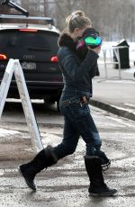 KATE HUDSON Out and About in Aspen 12/30/2016