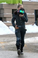 KATE HUDSON Out and About in Aspen 12/30/2016