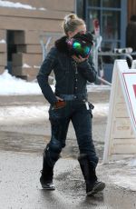 KATE HUDSON Out and About in Aspen 12/30/2016
