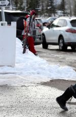 KATE HUDSON Out and About in Aspen 12/30/2016