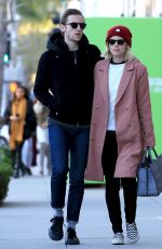 KATE MARA and Jamie Bell Out Shopping in Beverly Hills 01/26/2017