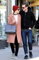 KATE MARA and Jamie Bell Out Shopping in Beverly Hills 01/26/2017