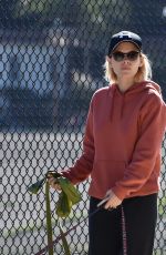 KATE MARA Walks Her Dogs Out in Silver Lake 01/29/2017