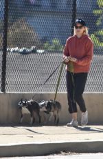 KATE MARA Walks Her Dogs Out in Silver Lake 01/29/2017