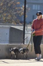 KATE MARA Walks Her Dogs Out in Silver Lake 01/29/2017
