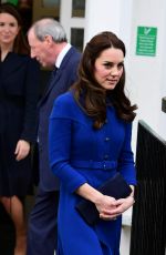 KATE MIDDLETON Leaves The Anna Freud Centre in London 01/11/2017