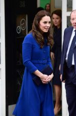 KATE MIDDLETON Leaves The Anna Freud Centre in London 01/11/2017