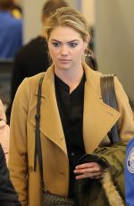 KATE UPTON at LAX Airport in Los Angeles 01/17/2017