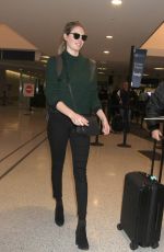 KATE UPTON at Los Angeles International Airport 01/22/2017