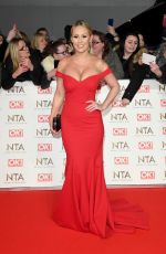 KATE WRIGHT at National Television Awards in London 01/25/2017