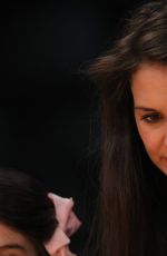 KATIE HOLMES at LA Lakers Game in Los Angeles 01/15/2017