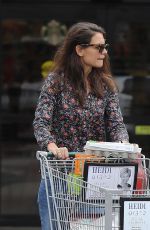 KATIE HOLMES Out for Grocery Shopping in Los Angeles 01/15/2017