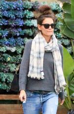 KATIE HOLMES Out for Lunch at Jasmine Thai in Calabasas 01/18/2017