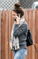 KATIE HOLMES Out for Lunch at Jasmine Thai in Calabasas 01/18/2017