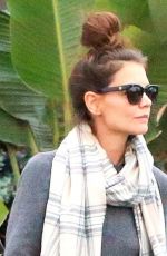KATIE HOLMES Out for Lunch at Jasmine Thai in Calabasas 01/18/2017