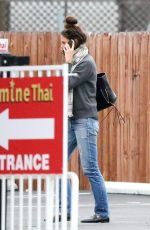 KATIE HOLMES Out for Lunch at Jasmine Thai in Calabasas 01/18/2017