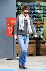 KATIE HOLMES Out for Lunch at Jasmine Thai in Calabasas 01/18/2017