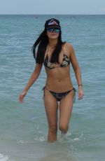 KATIE LEE in Bikini at a Beach in Miami 01/06/2017
