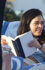 KATIE LEE Relaxing at a Beach in Miami 01/09/2017
