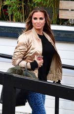 KATIE PRICE at ITV Studios in London 01/11/2017