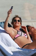 KATIE WAISSEL in Bikini at a Beach in Miami 01/01/2017