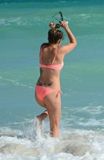 KATIE WAISSEL in Bikini at a Beach in Miami 01/04/2017