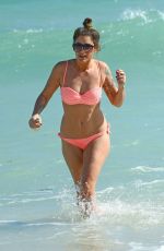 KATIE WAISSEL in Bikini at a Beach in Miami 01/04/2017
