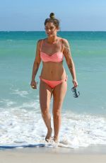 KATIE WAISSEL in Bikini at a Beach in Miami 01/04/2017