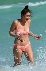 KATIE WAISSEL in Bikini at a Beach in Miami 01/04/2017