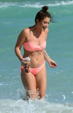 KATIE WAISSEL in Bikini at a Beach in Miami 01/04/2017