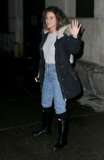 KATIE WAISSEL Leaves Late Show with Stephen Colbert in New York 01/10/2017