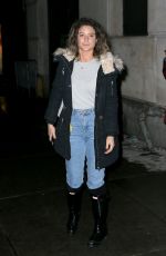 KATIE WAISSEL Leaves Late Show with Stephen Colbert in New York 01/10/2017