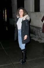 KATIE WAISSEL Leaves Late Show with Stephen Colbert in New York 01/10/2017