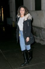 KATIE WAISSEL Leaves Late Show with Stephen Colbert in New York 01/10/2017