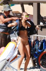 KATRINA MOTES and SELENA WEBER in Bikinis on the Beach in Miami 01/25/2017
