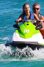 KATRINA MOTES and SELENA WEBER in Bikinis on the Beach in Miami 01/25/2017