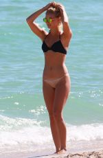 KATRINA MOTES and SELENA WEBER in Bikinis on the Beach in Miami 01/25/2017