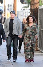 KATY MIXON Arrives at Jimmy Kimmel Live in Hollywood 01/17/2017