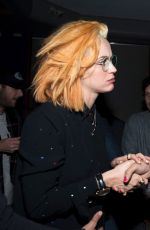 KATY PERRY Debuts Orange Hair in Palm Springs 01/14/2017