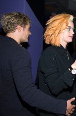 KATY PERRY Debuts Orange Hair in Palm Springs 01/14/2017