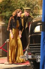 KEIRA KNIGHTLEY on the Set of 