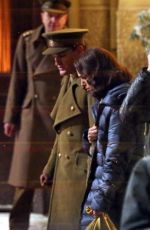 KEIRA KNIGHTLEY on the Set of 