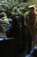 KEIRA KNIGHTLEY on the Set of 
