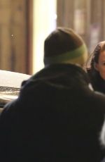 KEIRA KNIGHTLEY on the Set of 