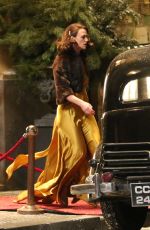 KEIRA KNIGHTLEY on the Set of 