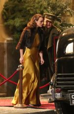 KEIRA KNIGHTLEY on the Set of 