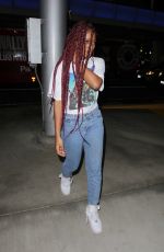 KEKE PALMER at LAX Airport in Los Angeles 01/10/2017